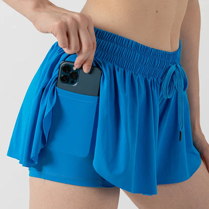 Hyroxy Athletic Butterfly Shorts 2 in 1