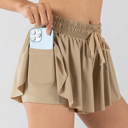 Hyroxy Athletic Butterfly Shorts 2 in 1